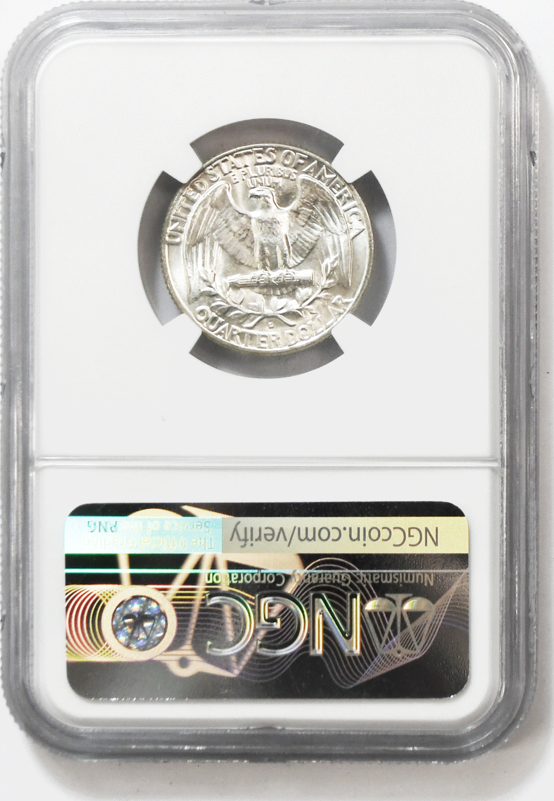 1962 D 25c Washington Silver Quarter Dollar NGC MS65 Brilliant Uncirculated