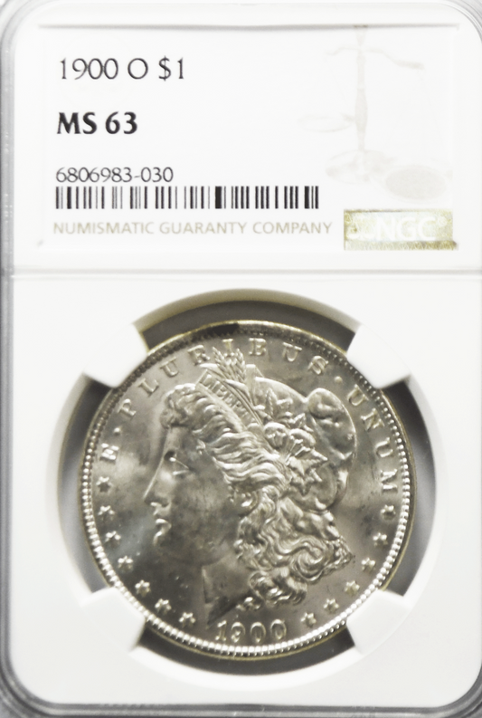 1899 O $1 Morgan Silver Dollar MS63 NGC New Orleans