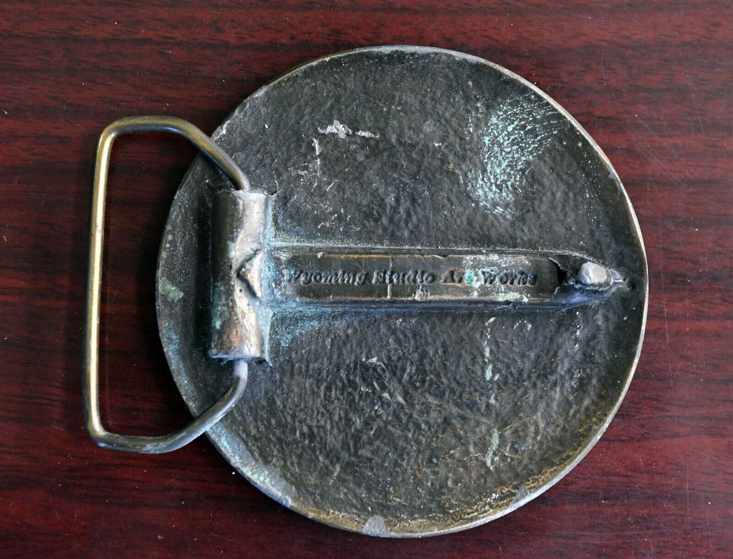 1970's Dad's Draft Root Beer Soda Pop Belt Buckle Wyoming Studio Art Works Brass