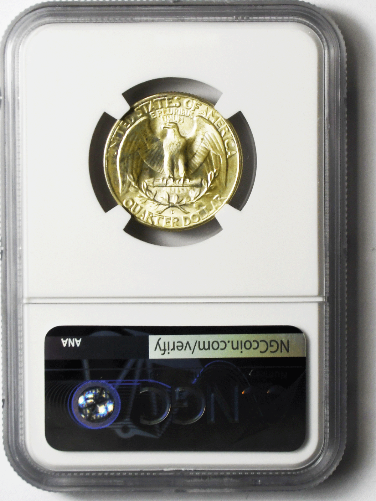 1947 D 25c Washington Silver Quarter Dollar NGC MS66 BU