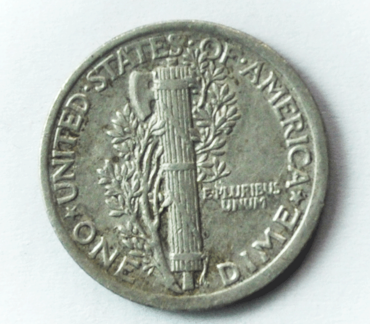 1923 10c Mercury Silver Dime Rare Ten Cents Philadelphia