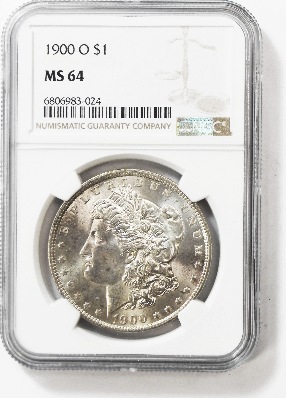 1900 O $1 Morgan Silver One Dollar NGC MS64 New Orleans Uncirculated