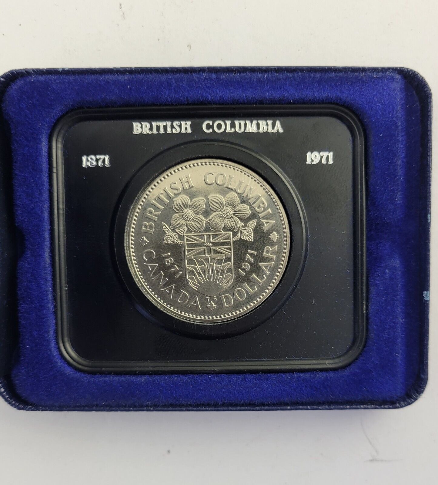 1871-1971 Canada British Columbia Commemorative Nickel Dollar w/Box