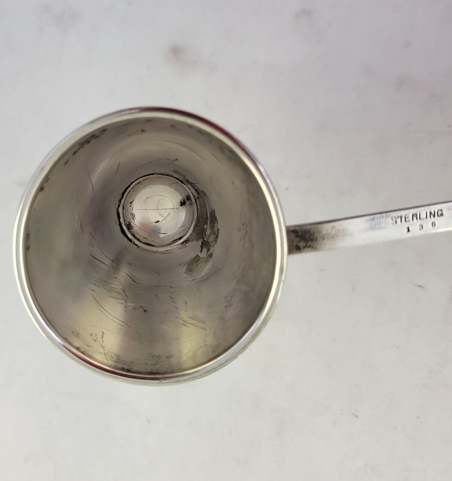 Vintage Sterling Silver Candle Snuffer With Twisted Handle 9 7/8"