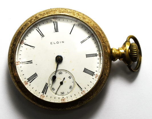1904 Elgin Size 18 OF 20yr Gold Filled Pocket Watch Grade 307 Not Running