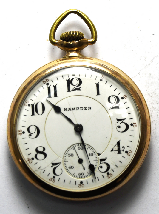 1916 Hampden Size 16 WM Mckinley OF PS Pocket Watch