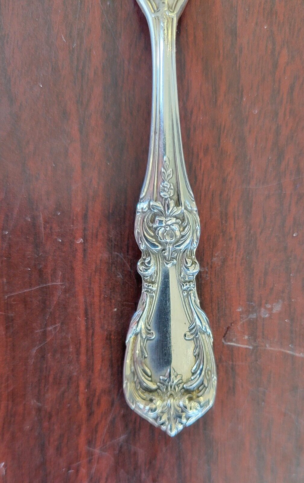 Burgundy by Reed and Barton Sterling Silver 5 1/8" Lemon Fork Pierced .73oz.