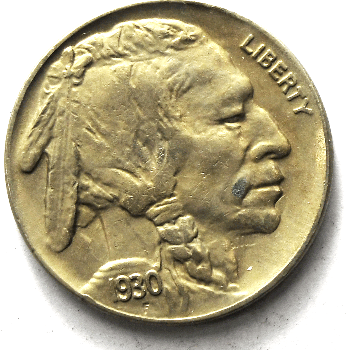 1930 S 5c Buffalo Nickel Five Cents San Francisco Uncirculated