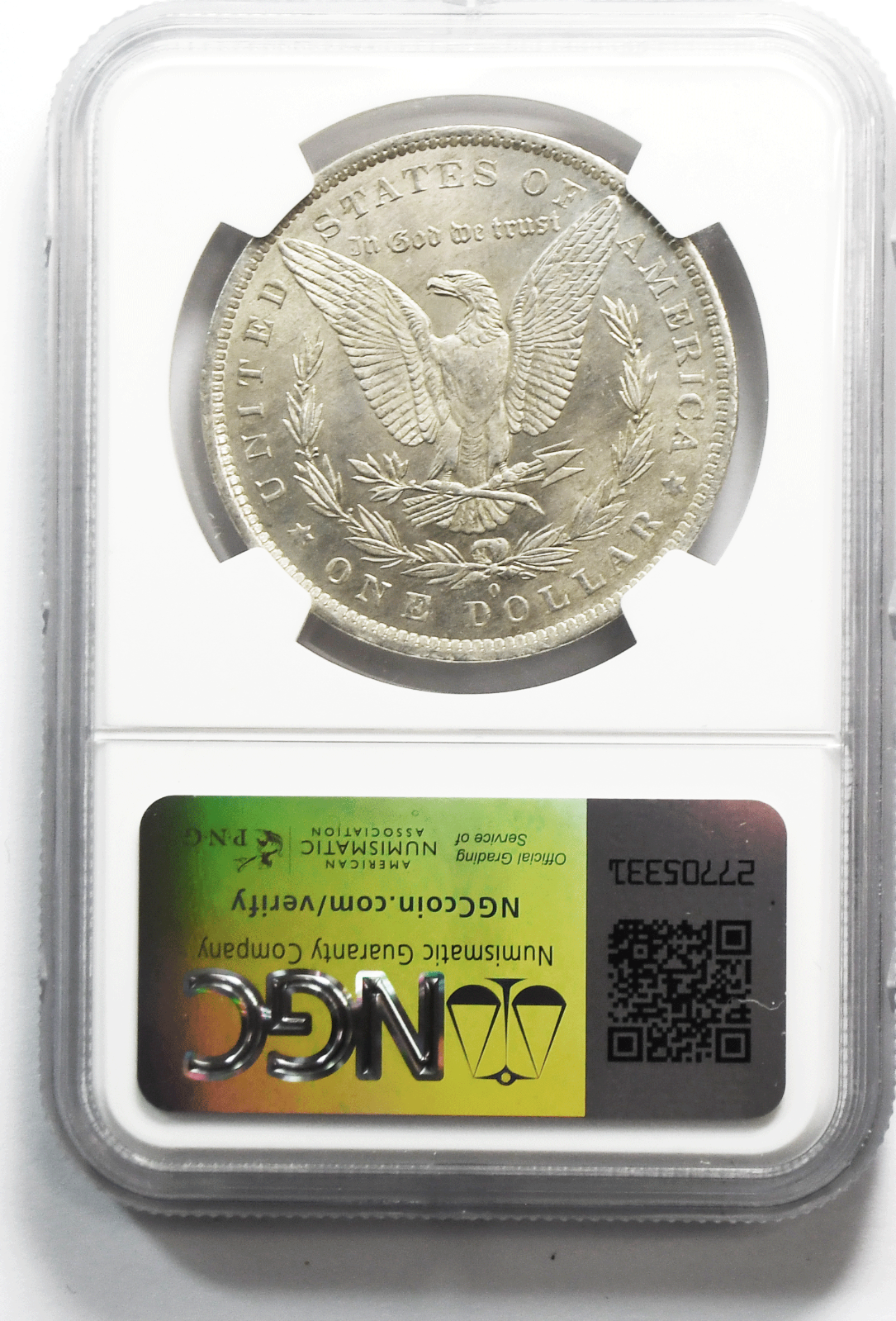 1883 O $1 Morgan Silver Dollar MS60 NGC Uncirculated New Orleans