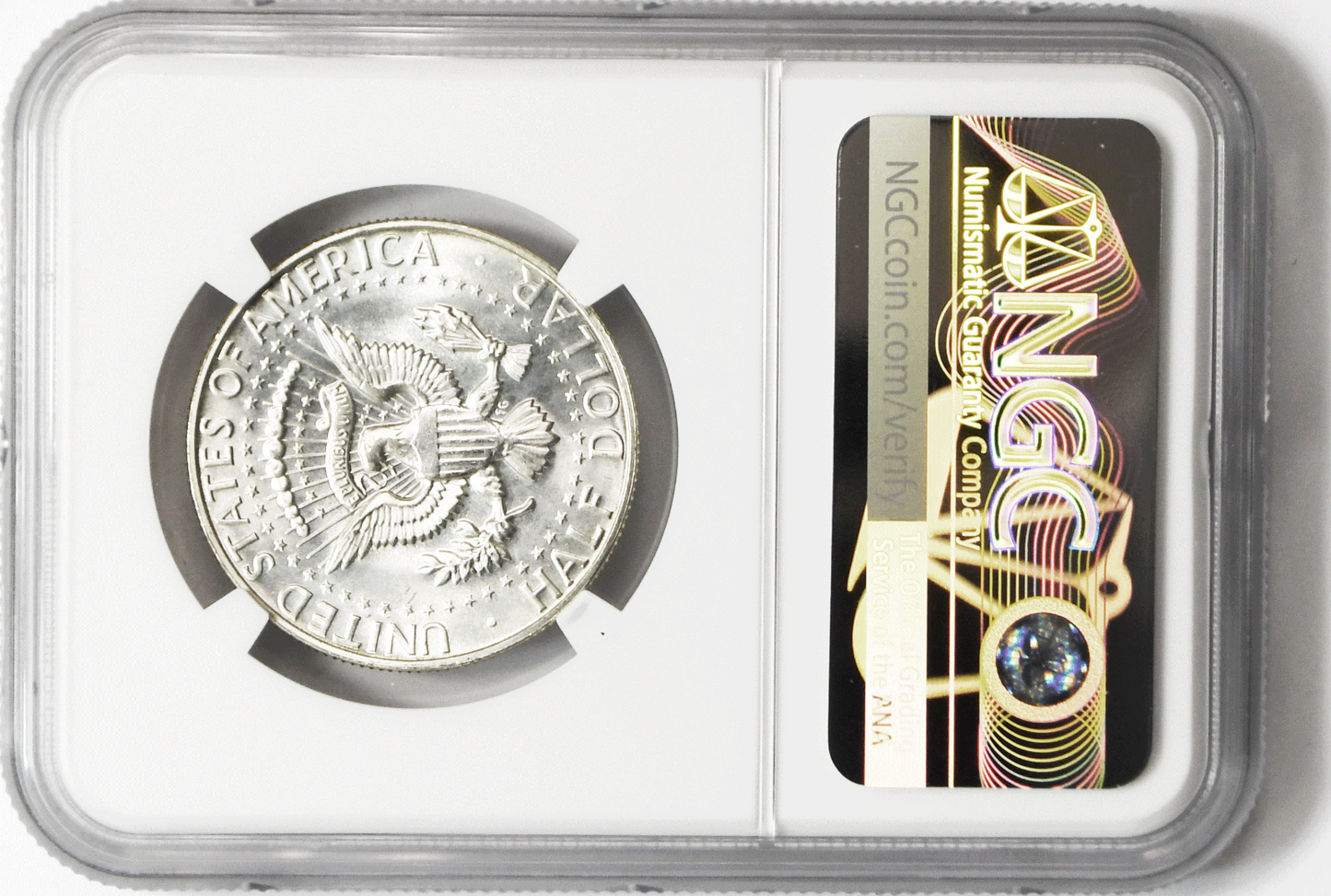 1965 50c SMS Kennedy Silver Half Dollar Fifty Cents MS66 NGC