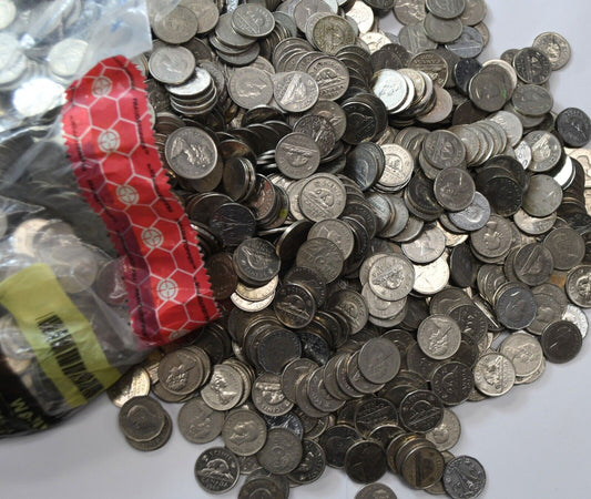 Lot of 1760 Canada 5c Five Cents Nickels 1922-Present