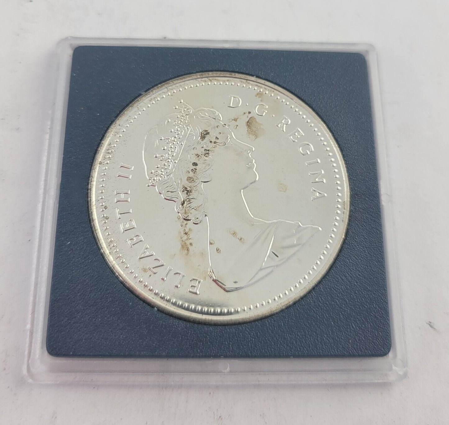 1886-1986 Canada Commemorative Silver Dollar Vancouver Centennial .375 ASW