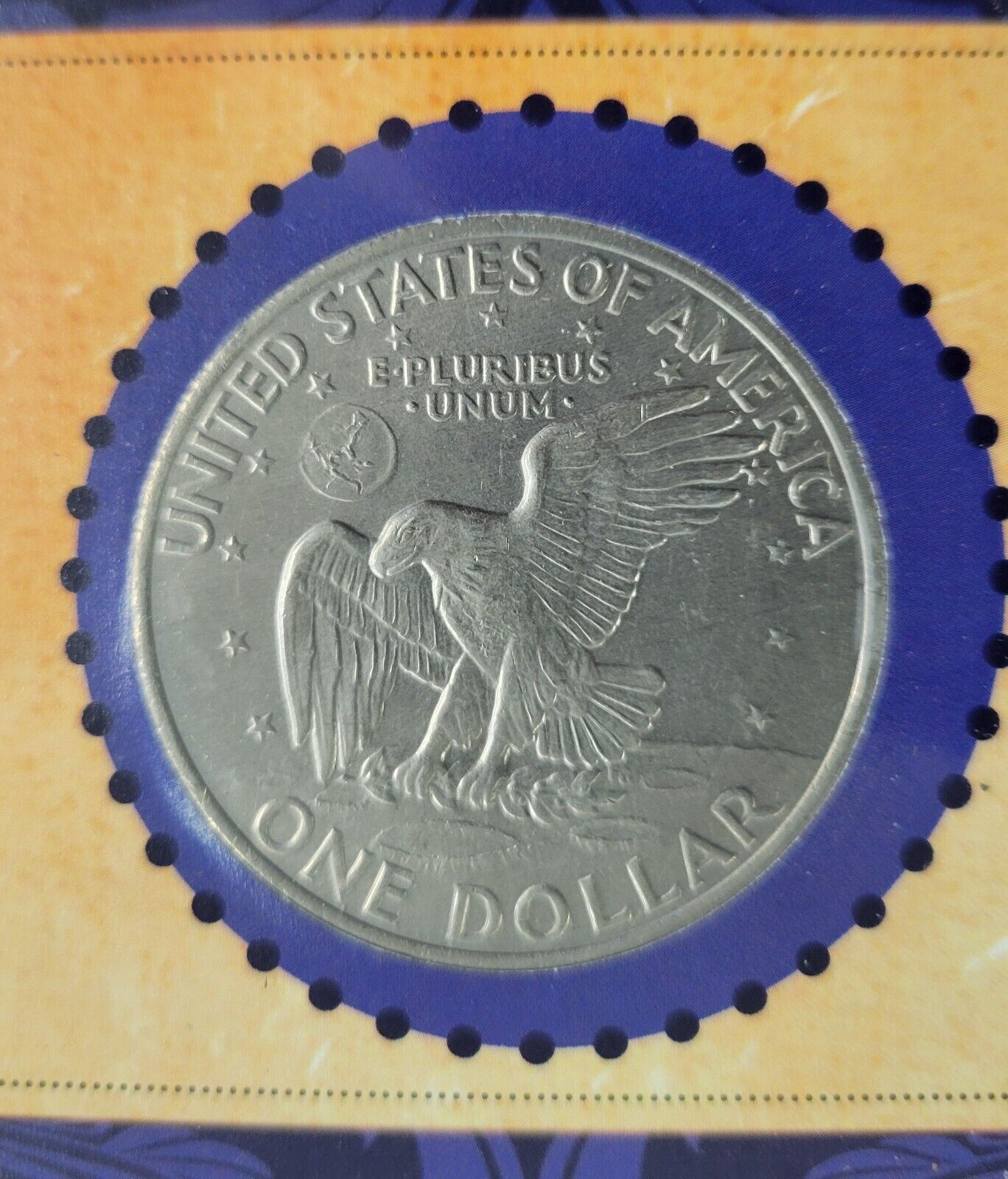 American Coin Treasure First Year Of Issue 1971 Eisenhower Dollar with COA