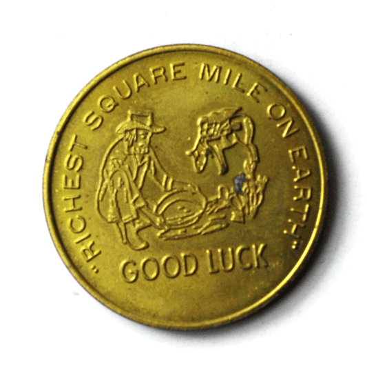 Historic Central City Colorado Richest Mile Earth 29mm Good Luck Token