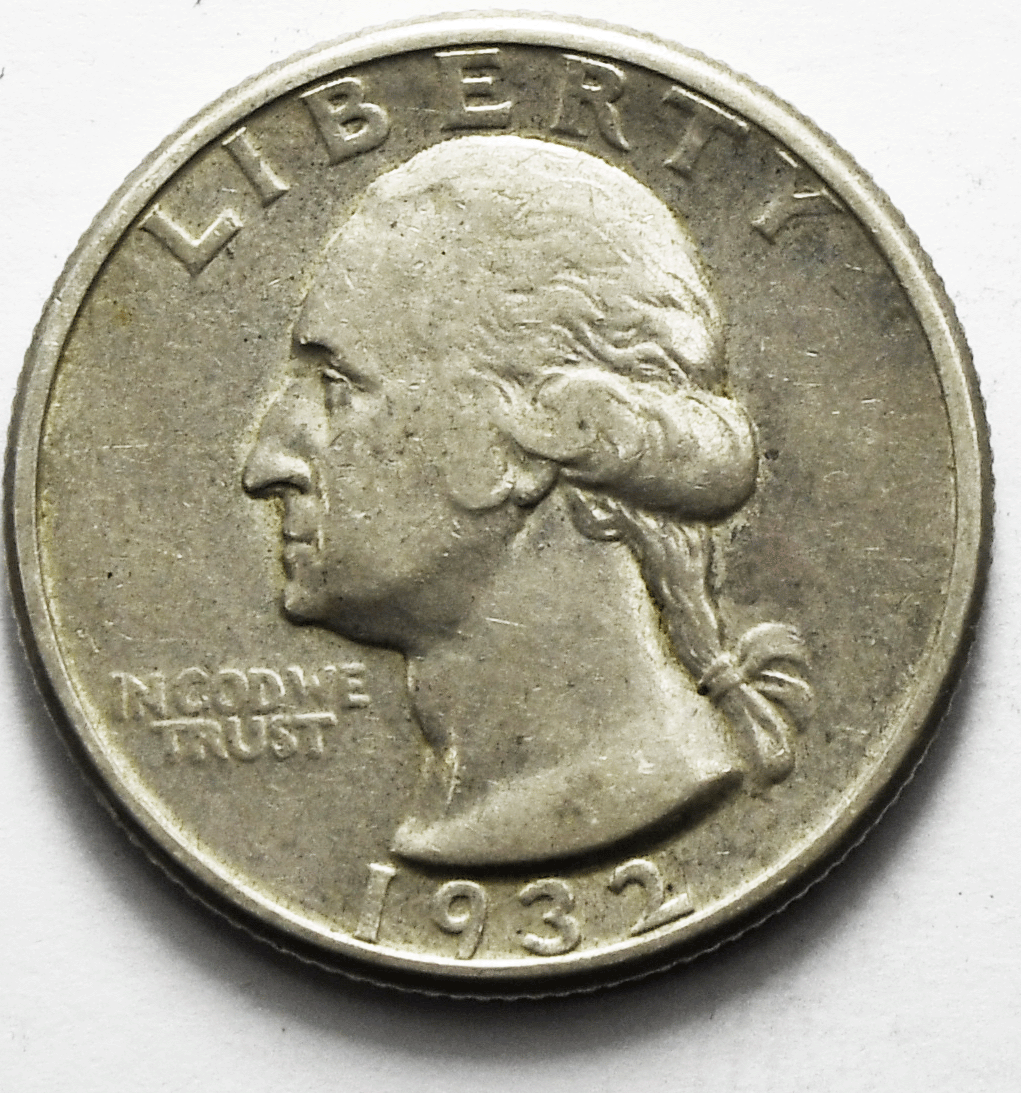 1932 D 25c Twenty Five Cents US Silver Quarter Dollar Denver