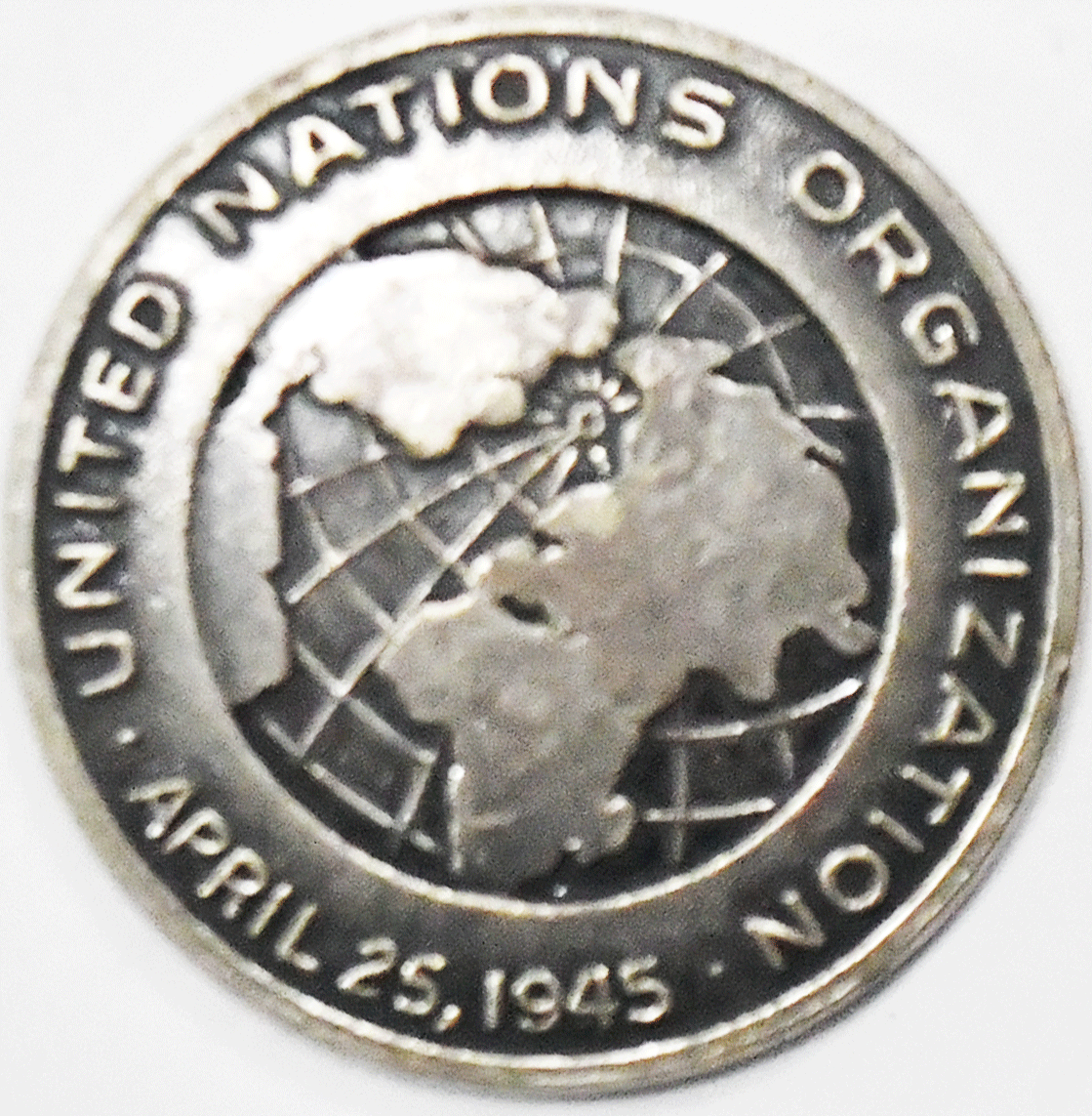 United Nations Organization UNO Freedom For All Peoples Medal 29mm
