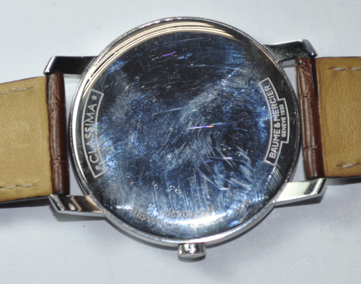 Men's Baume Mercier Classima White Dial 41mm Stainless 65493 42mm Quartz