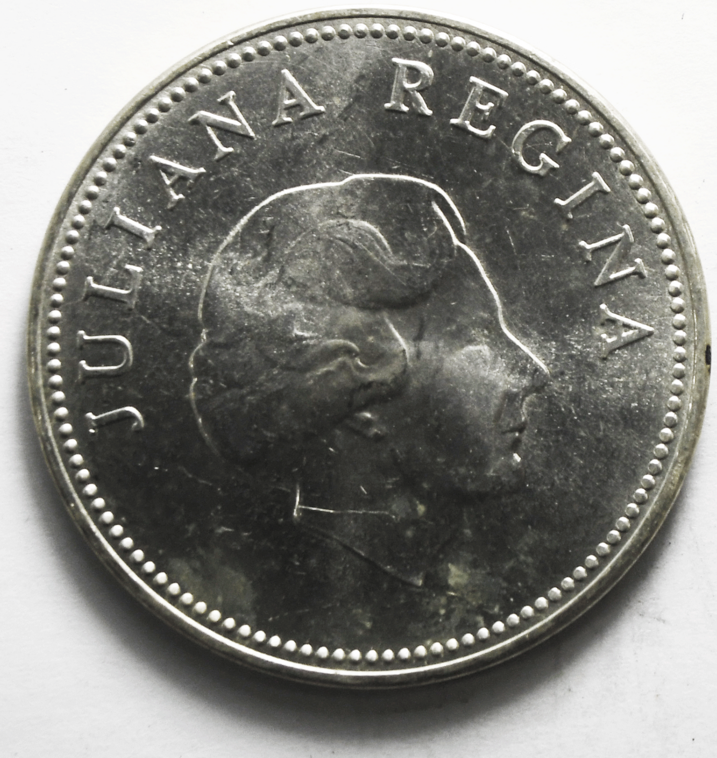 1978 Netherlands Antilles 10 Gulden Silver Coin KM# 20 Only 35,325 Minted