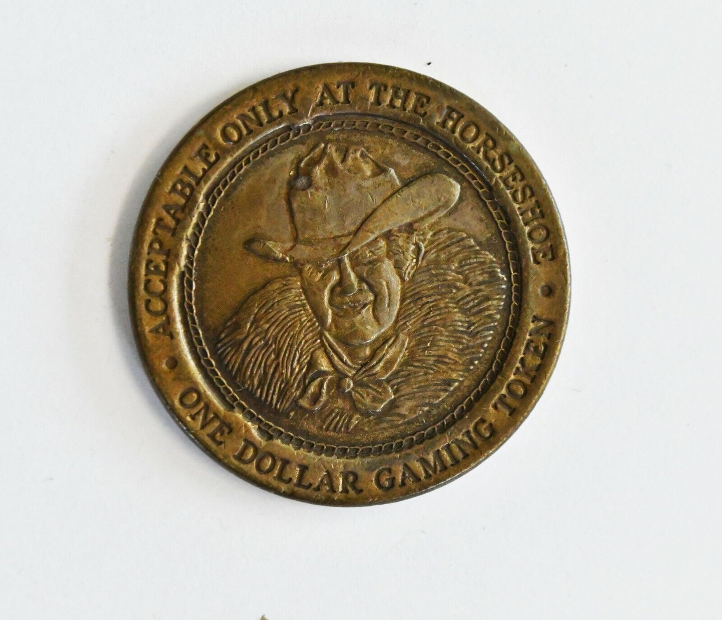 Binions Horeshoe Casino Hotel Gaming Slot Token Dollar Black Jack Las Vegas NV