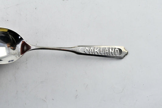 Oakland Ca. Sterling Silver Souvenir Spoon 5 1/4" by Watson .34 oz.