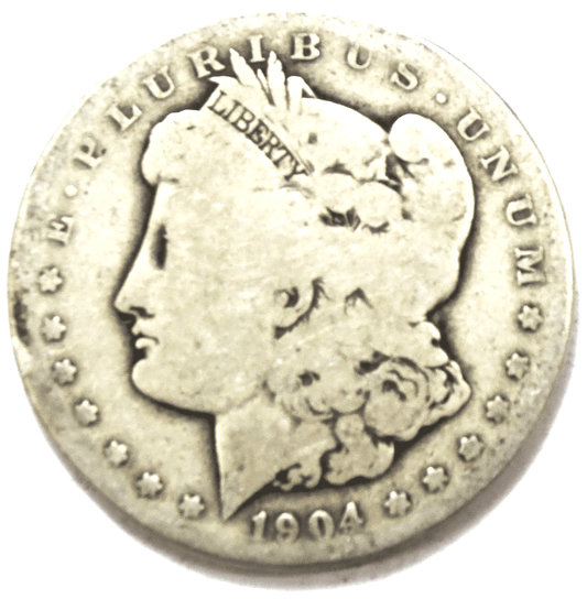 1904 S $1 Morgan Silver One Dollar San Francisco