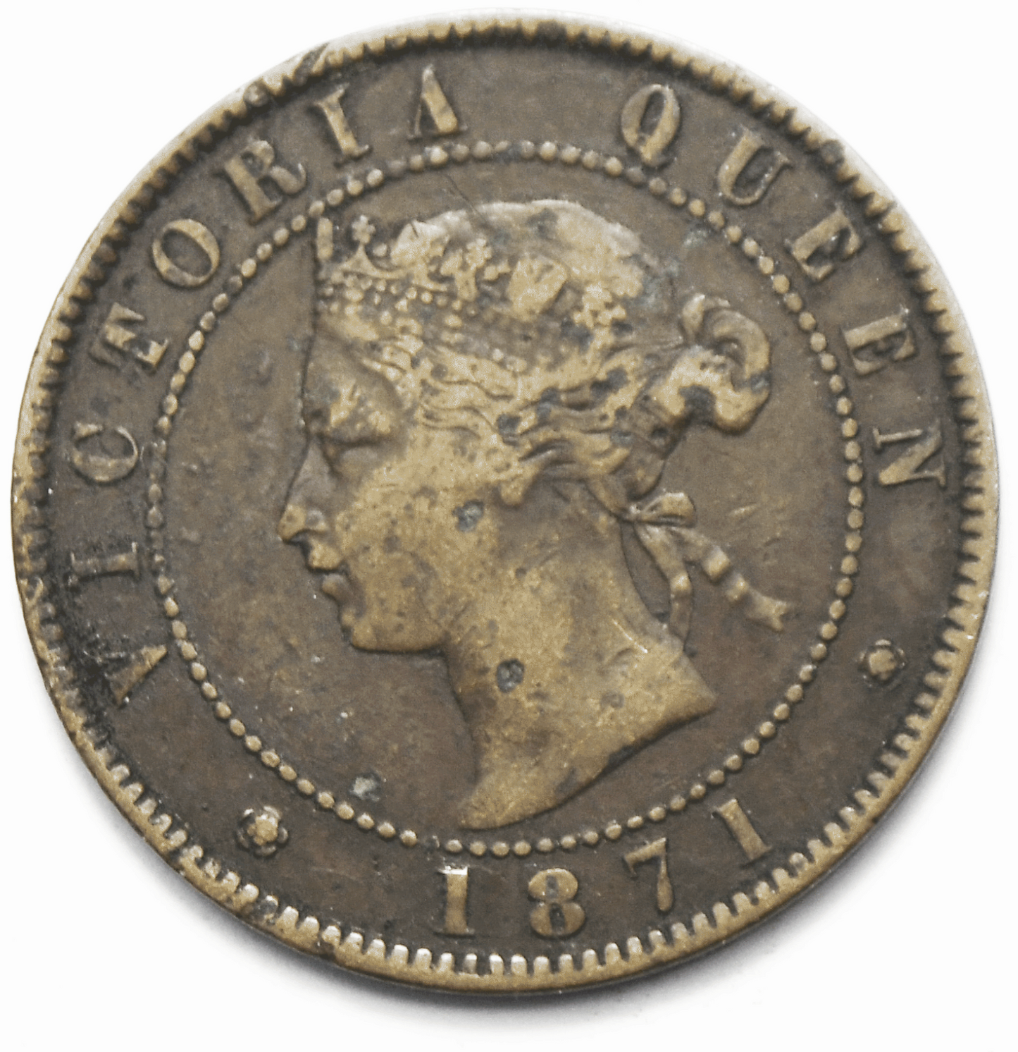 1871 Canada Prince Edward Island Cent KM# 4