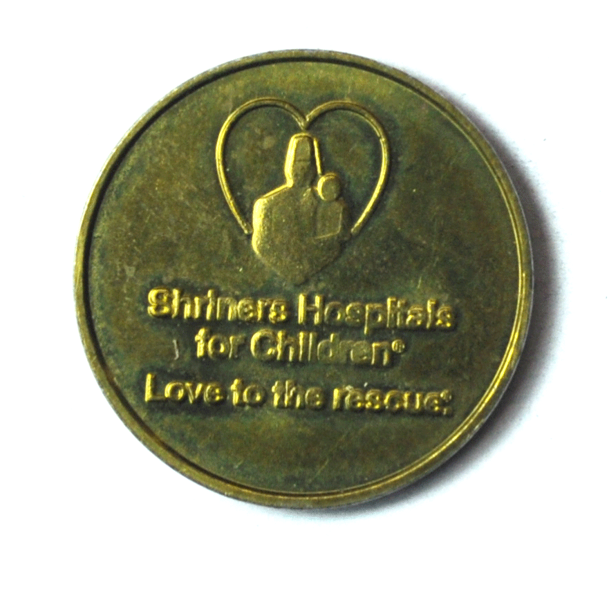 Shriners Hospitals Appreciation Token For Children Love to Rescue 26mm