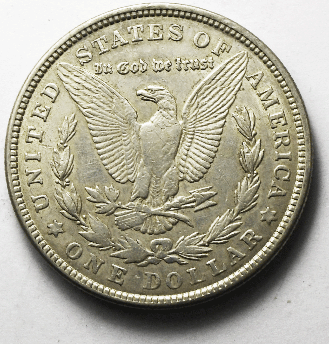 1921 $1 Morgan Silver One Dollar US Coin Philadelphia VAM 26A