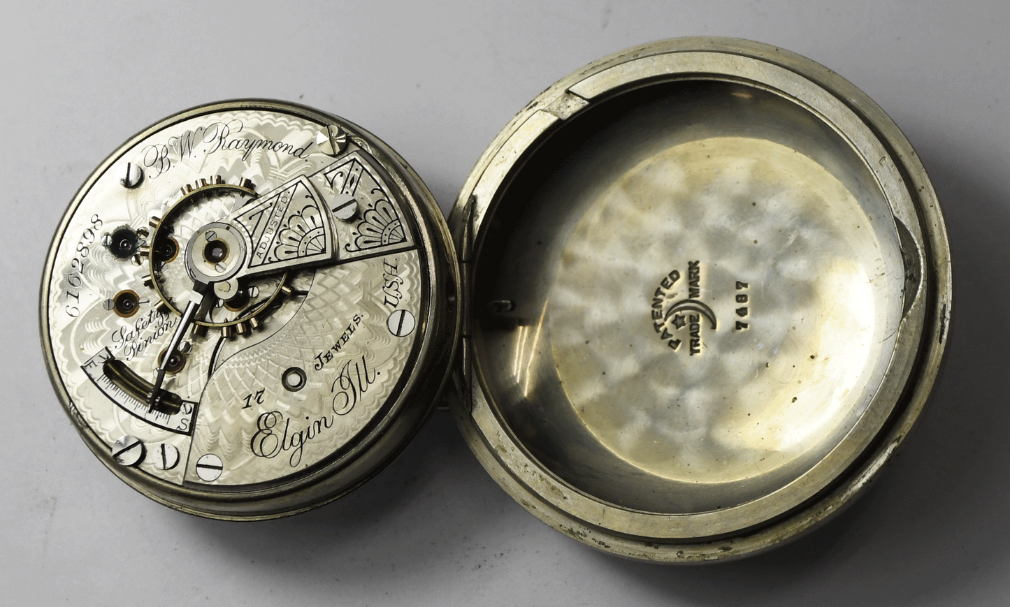 1896 Elgin Size 18 Grade  BW Raymond 116 Pocket Watch OF  Pocket Watch