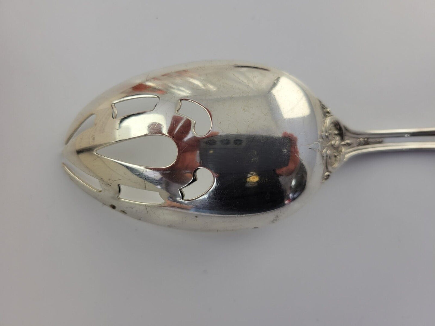 Francis I by Reed & Barton Sterling Slotted Serving Spoon 8 3/8” No Mono 2.8oz.