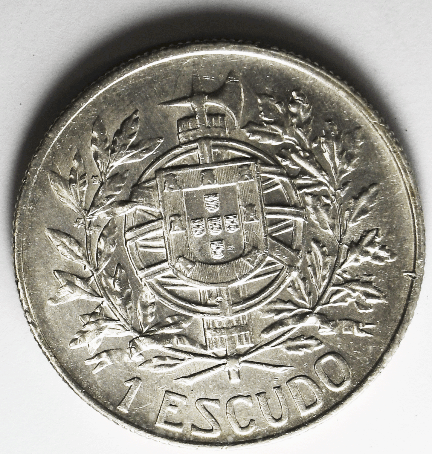 1910 Portugal Silver Escudo KM# 560 Struck in 1914