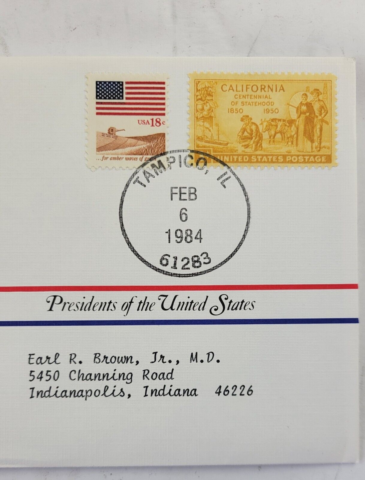 G Cleveland Presidential Covers Medal Postal Commemorative Society Gold Plated