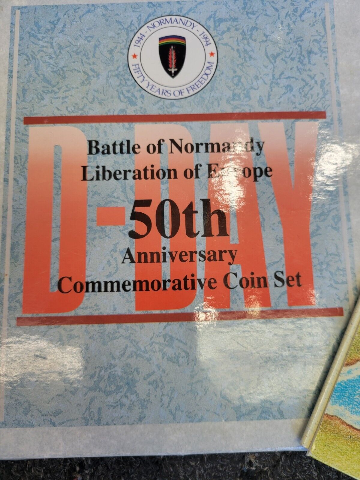 Battle Of Normandy Liberation Of Europe 50th Anniversary Commemorative Coin Set