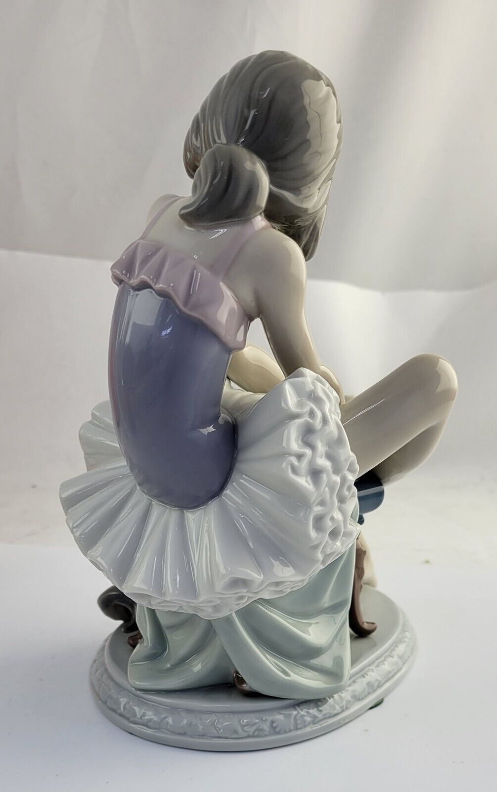 Lladro #5689 Ballerina Girl and Cat  Original "Can I Help" Rare Figure