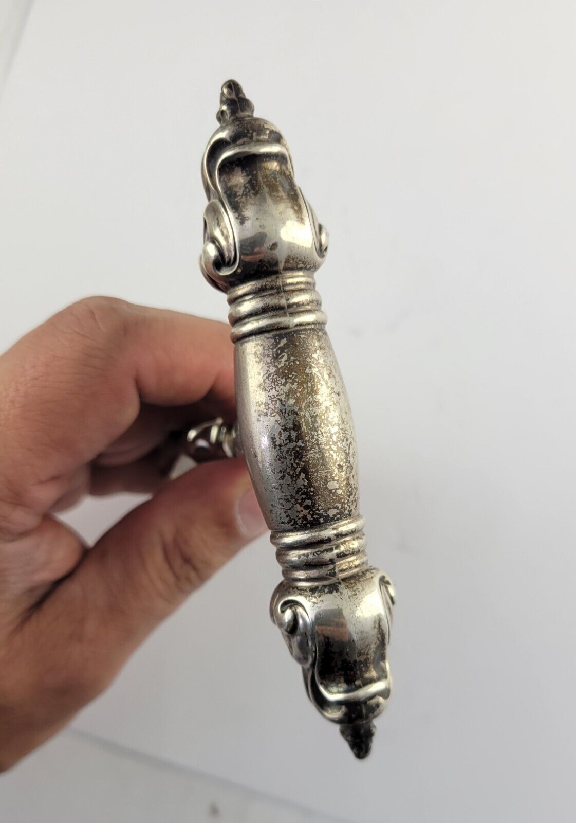 Antique Walker Bell Sterling Silver Corkscrew Barware Wine Opener