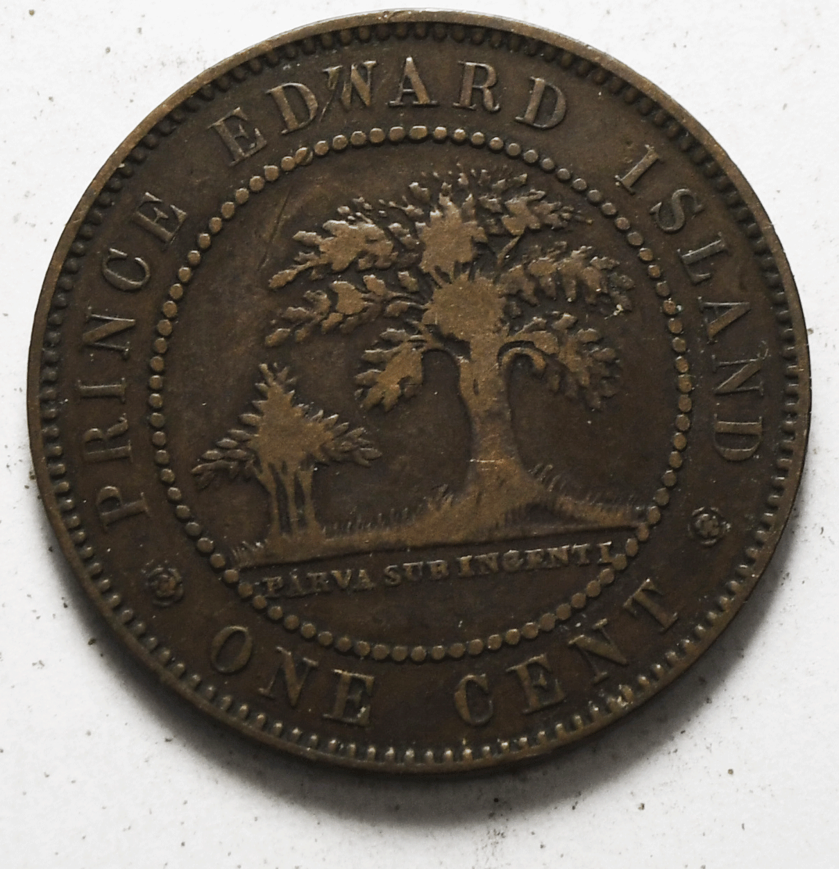 1871 Canada Prince Edward Island Cent KM# 4