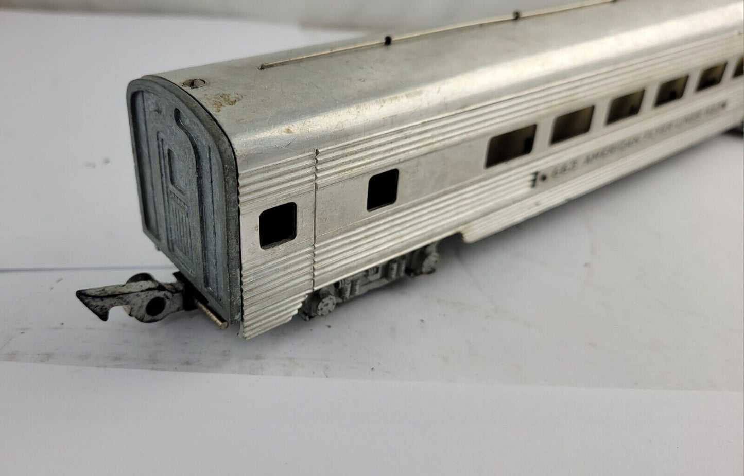 American Flyer 663 Aluminum Streamline Observation Passenger S-Gauge 1950s