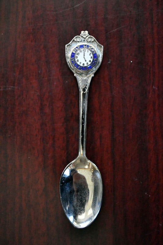 Bily Clocks Spillville Iowa 3 1/2 Sterling Silver Souvenir Spoon .33 oz.