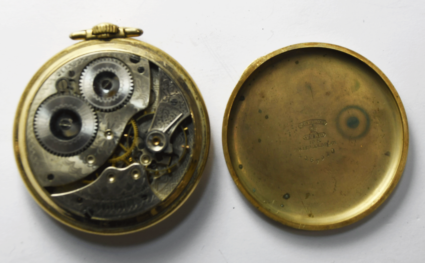 1917 Waltham Size 12 Grade 210 20yr 10k RGP OF Case Pocket Watch