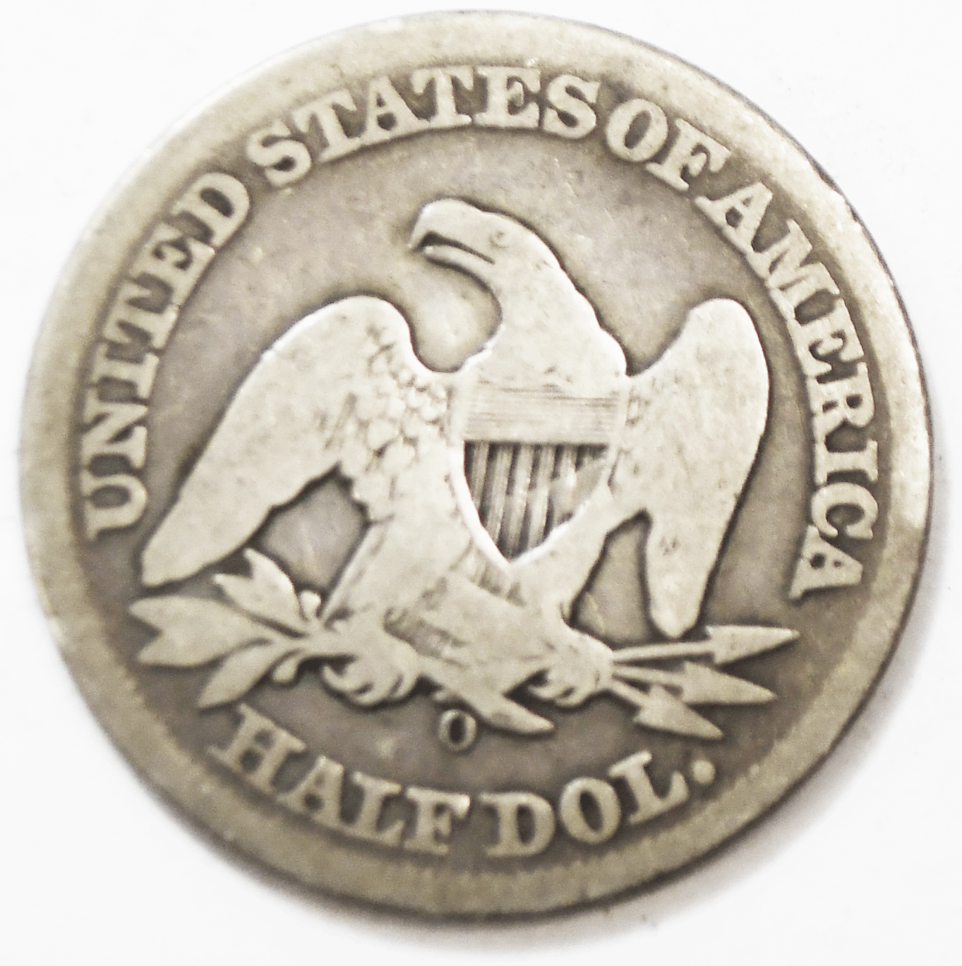 1858 O 50c Seated Liberty Silver Half Dollar Fifty Cents New Orleans