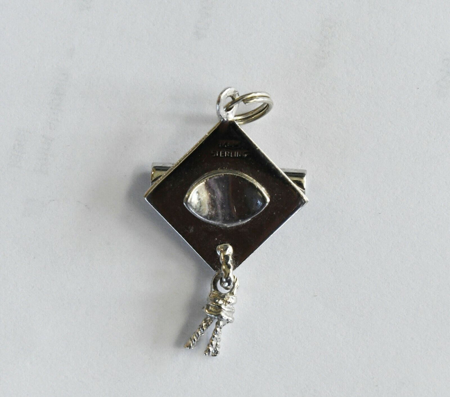 Vintage Diploma Graduate 1" M&M Sterling Silver Graduation Hat 2.1 grams