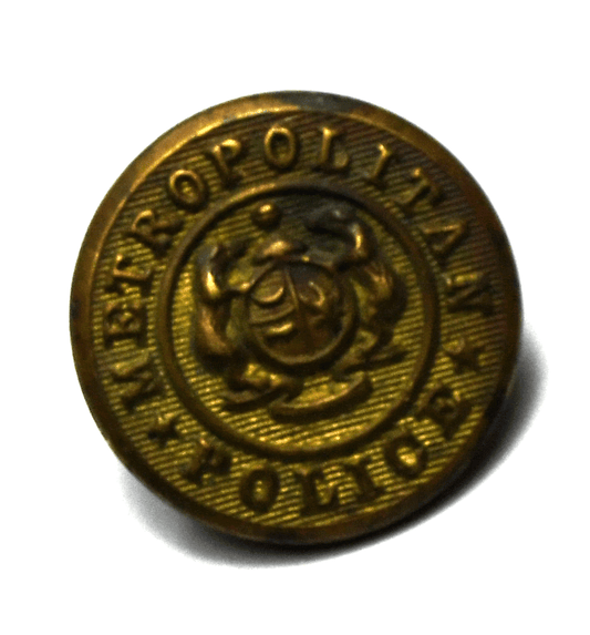Vintage Browning King Co Metropolitan Police Button 16mm