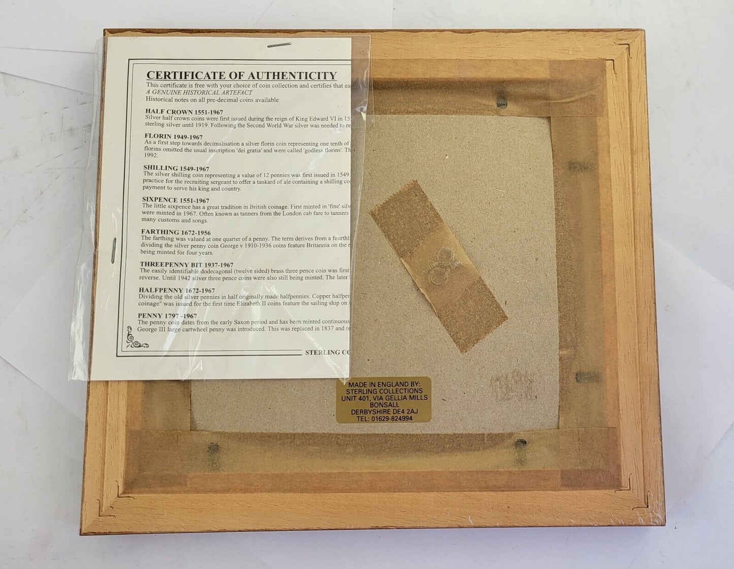 Great Britain World War II Sterling Collections Coin & Stamp Framed Set D-Day