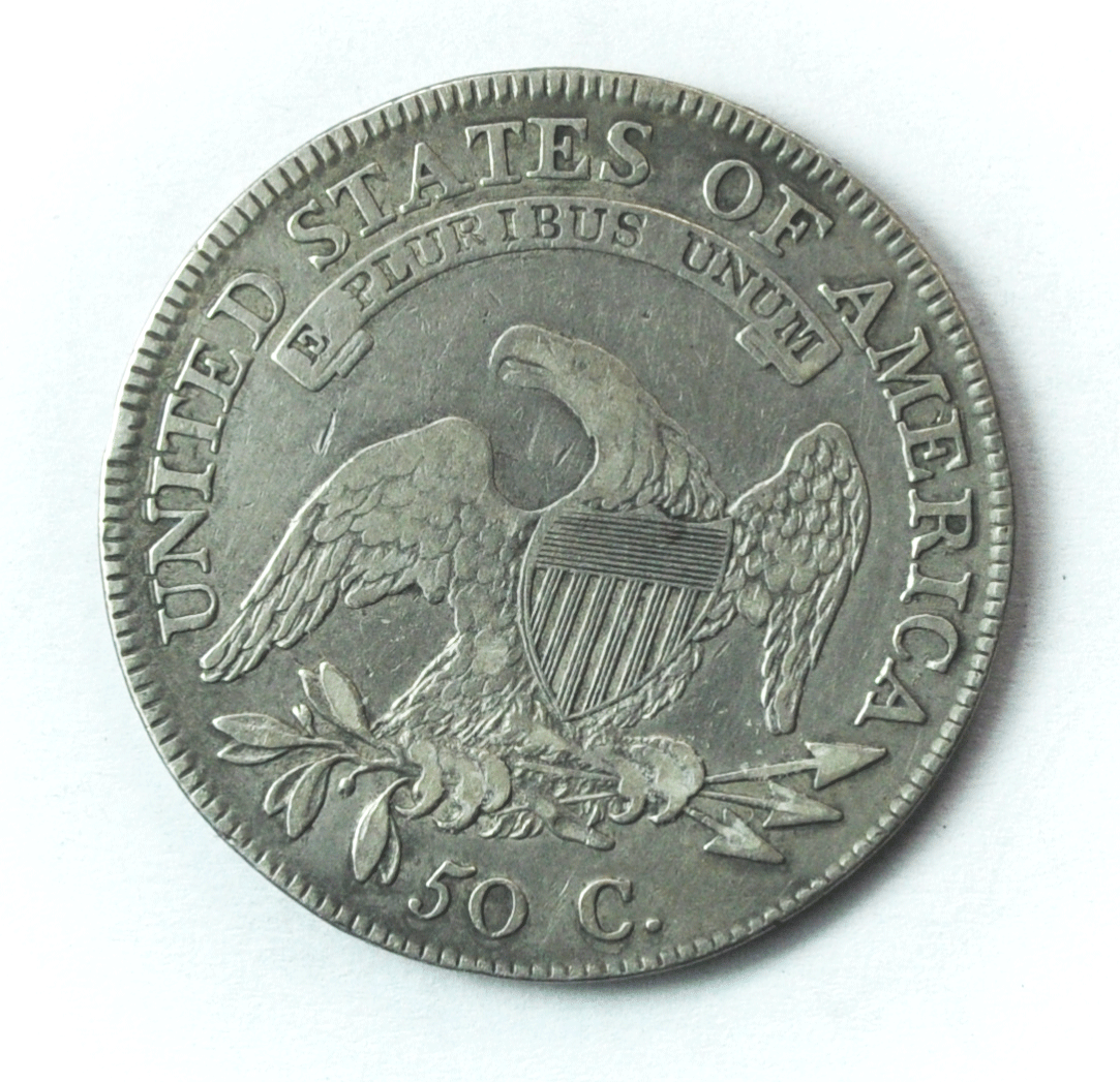 1809 50c Capped Bust Silver Half Dollar Fifty Cents US Rare