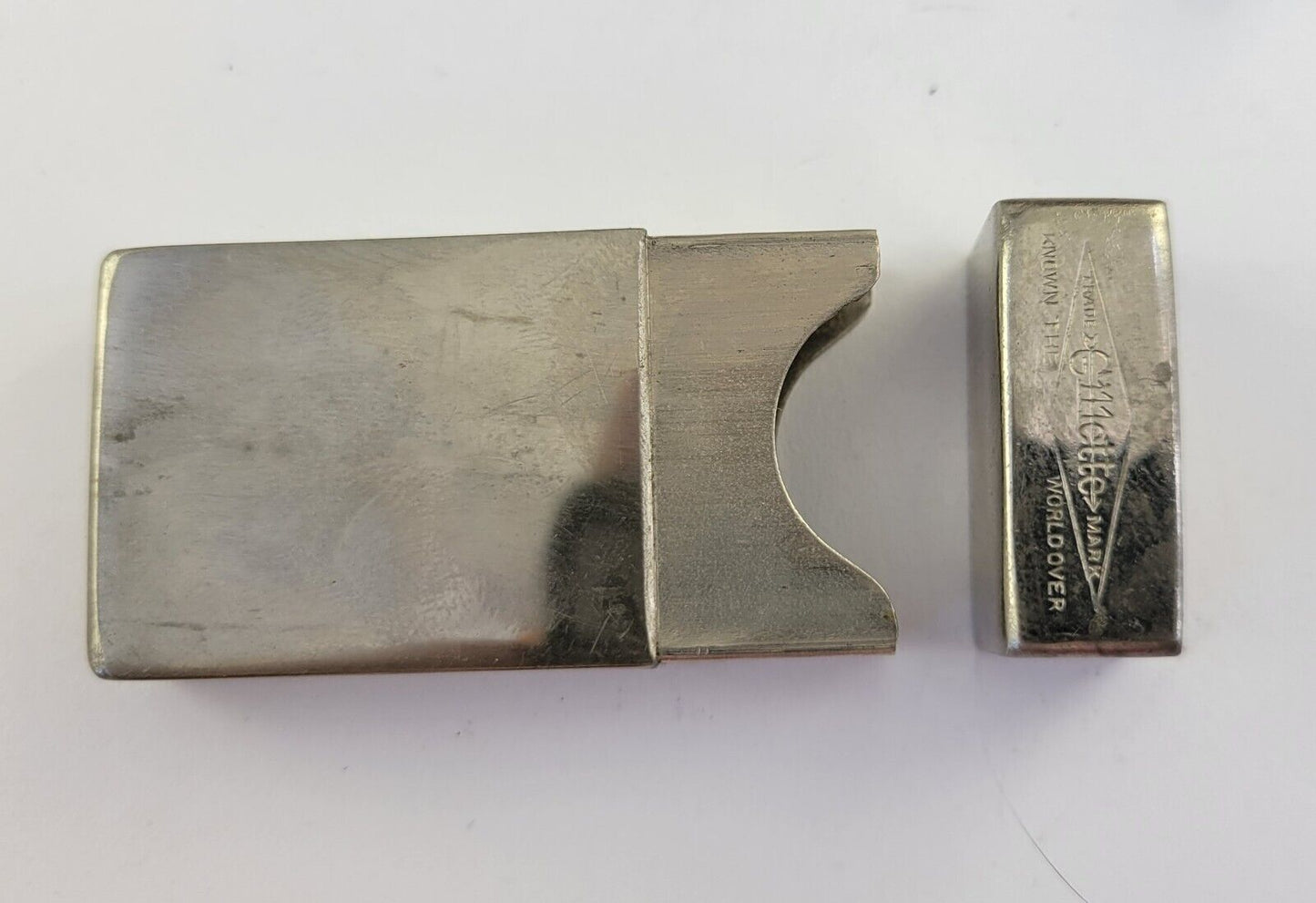 Vintage Gillette Travel Razor Set w/Sterling Case and Extra Razor Holder England