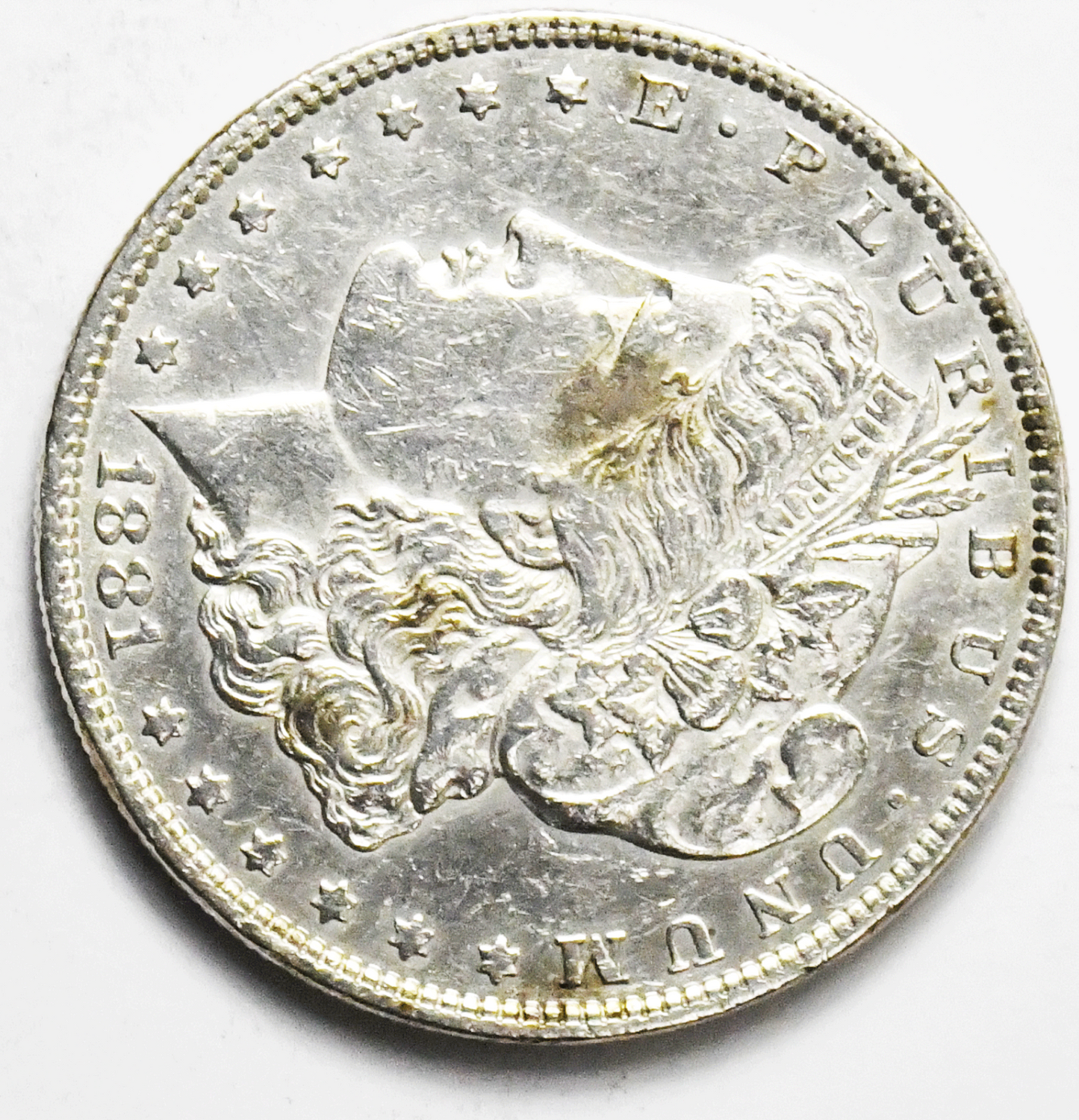 1881 O $1 Morgan Silver One Dollar New Orleans VAM 73