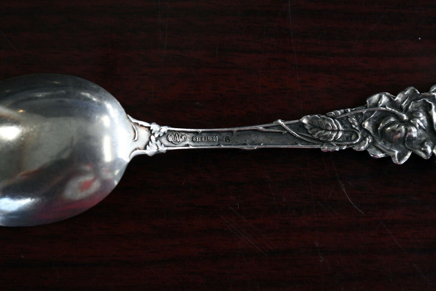 Rose by Alvin .79 oz. Sterling Silver Five O' Clock Spoon 5 1/2"