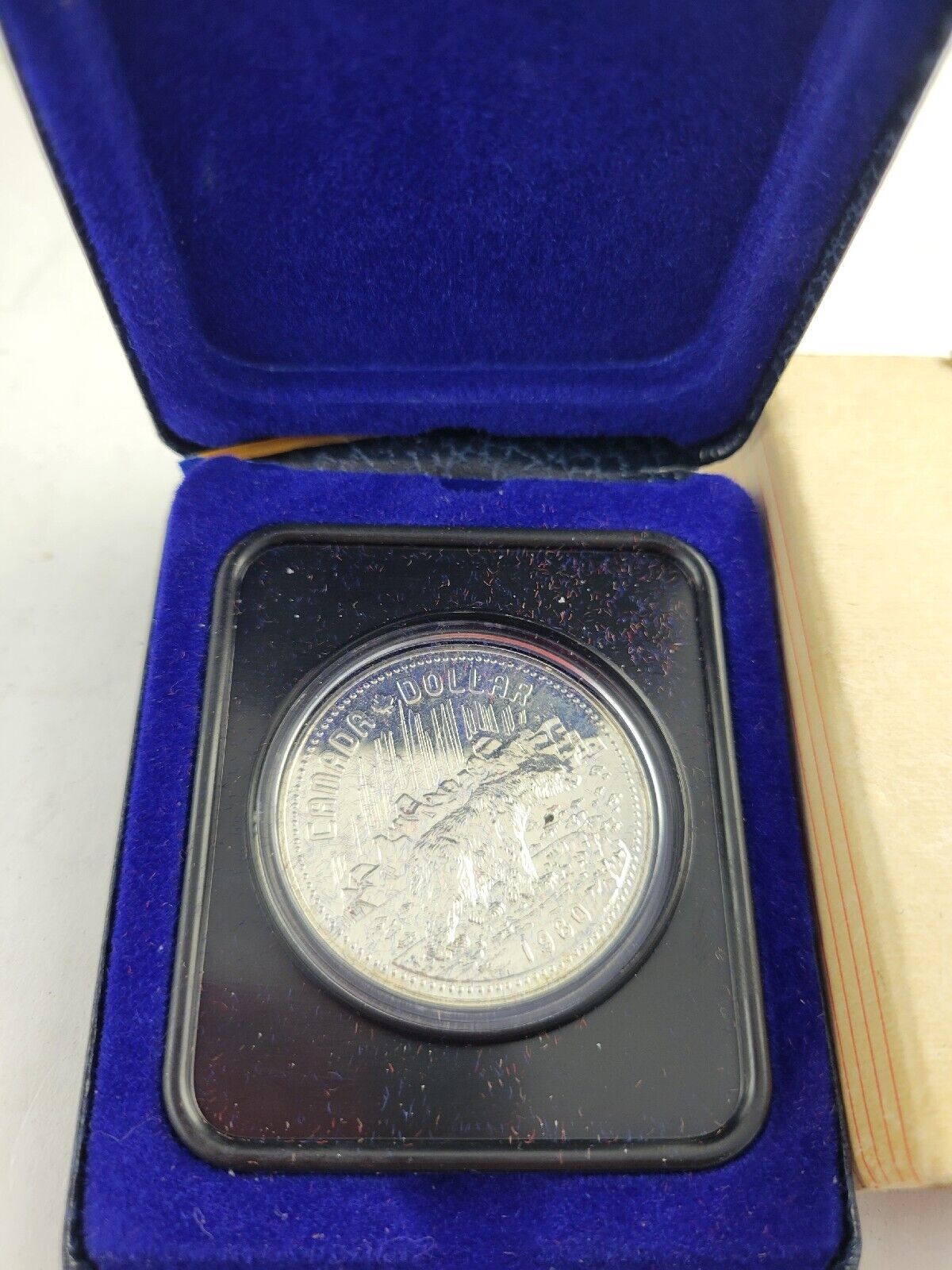 1980 Royal Canadian Mint Arctic Territories Polar Bear Silver