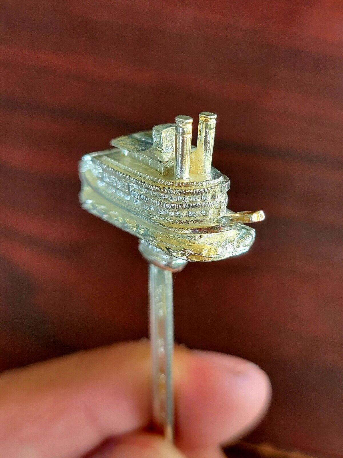 Natchez River Boat Souvenir Silver plate Spoon Orleans 4" Louisiana