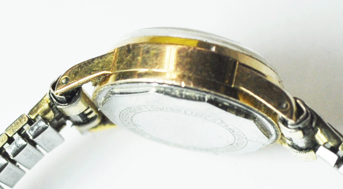 Vintage Women's Bucherer Automatic 21J 2365 Wristwatch 20mm Stainless